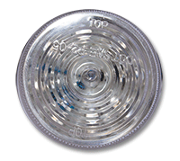 VU-860L-CA - 2"" ROUND CLEARANCE / SIDE MARKER LIGHT - 9 DIODES CLEAR AMBER LED
